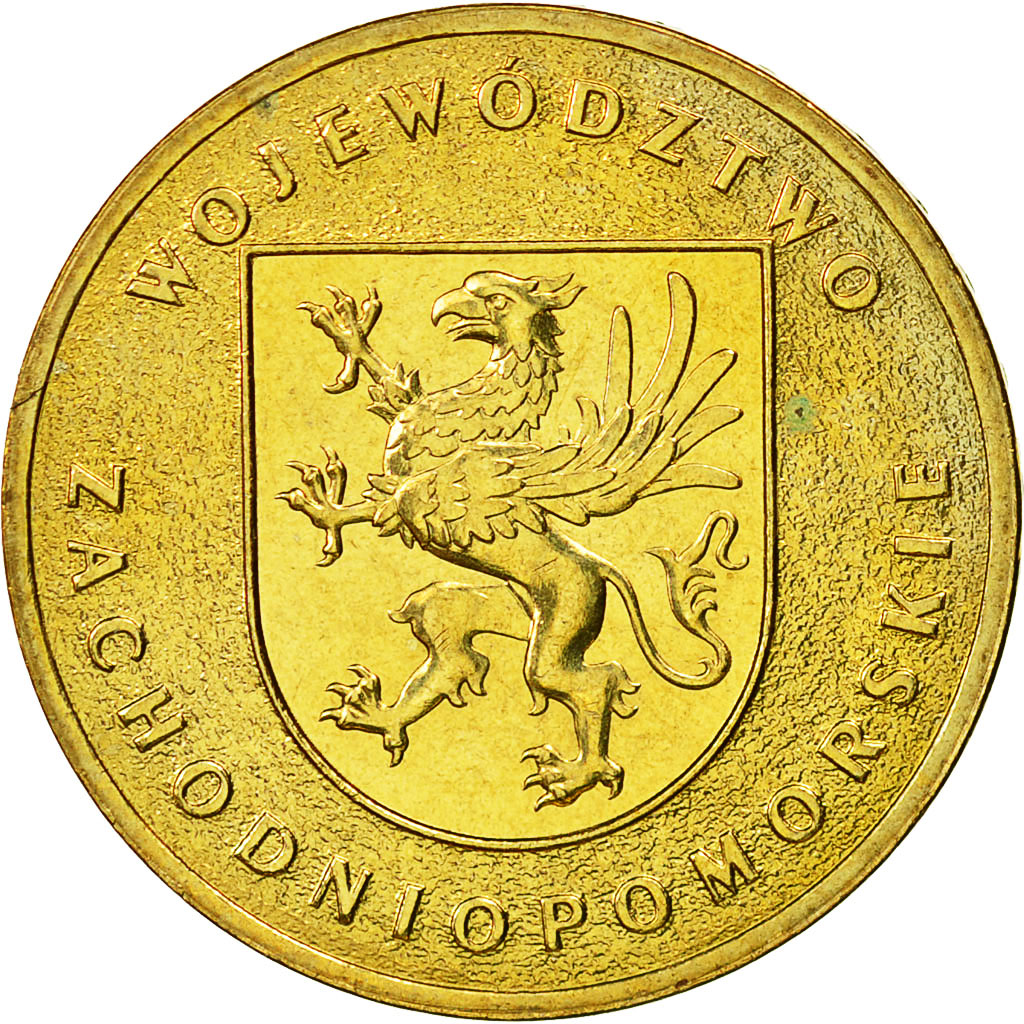 Coin, Poland, 2 Zlote, 2005, Warsaw, AU(55-58), Brass, KM:563