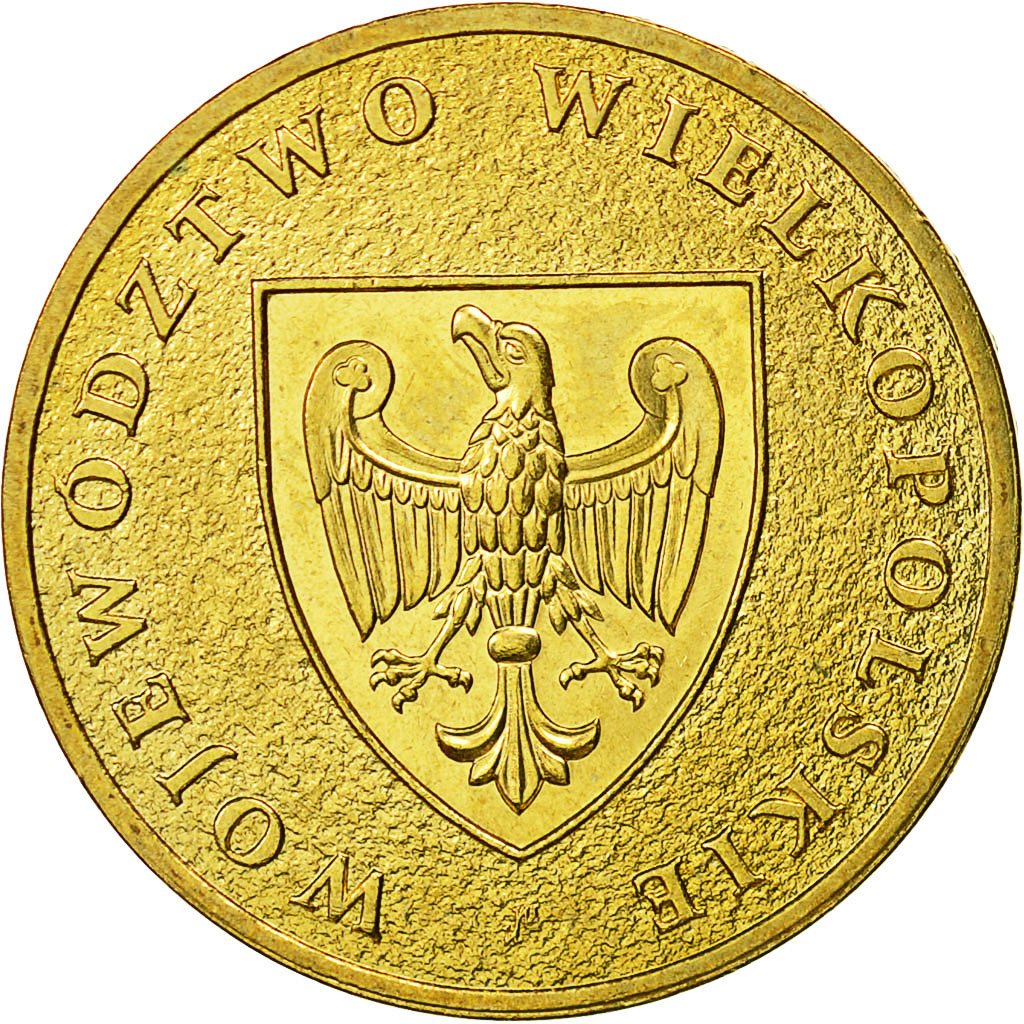Coin, Poland, 2 Zlote, 2005, Warsaw, AU(55-58), Brass, KM:562