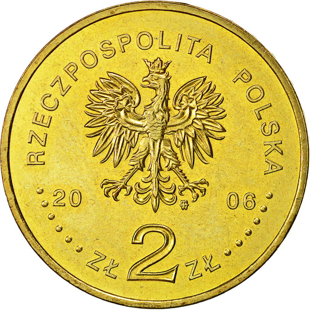 Moneta, Polonia, 2 Zlote, 2006, Warsaw, SPL, Ottone, KM:606