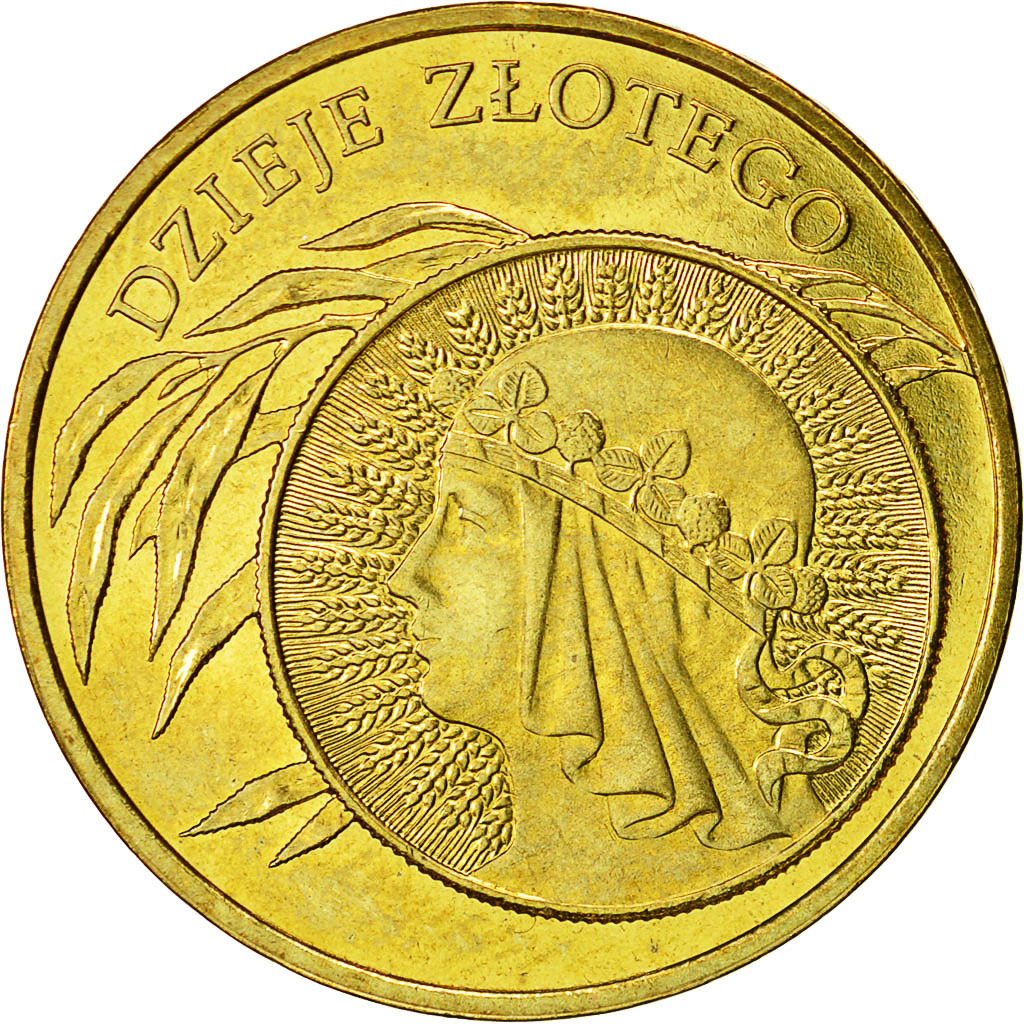 Coin, Poland, 2 Zlote, 2006, Warsaw, MS(63), Brass, KM:582
