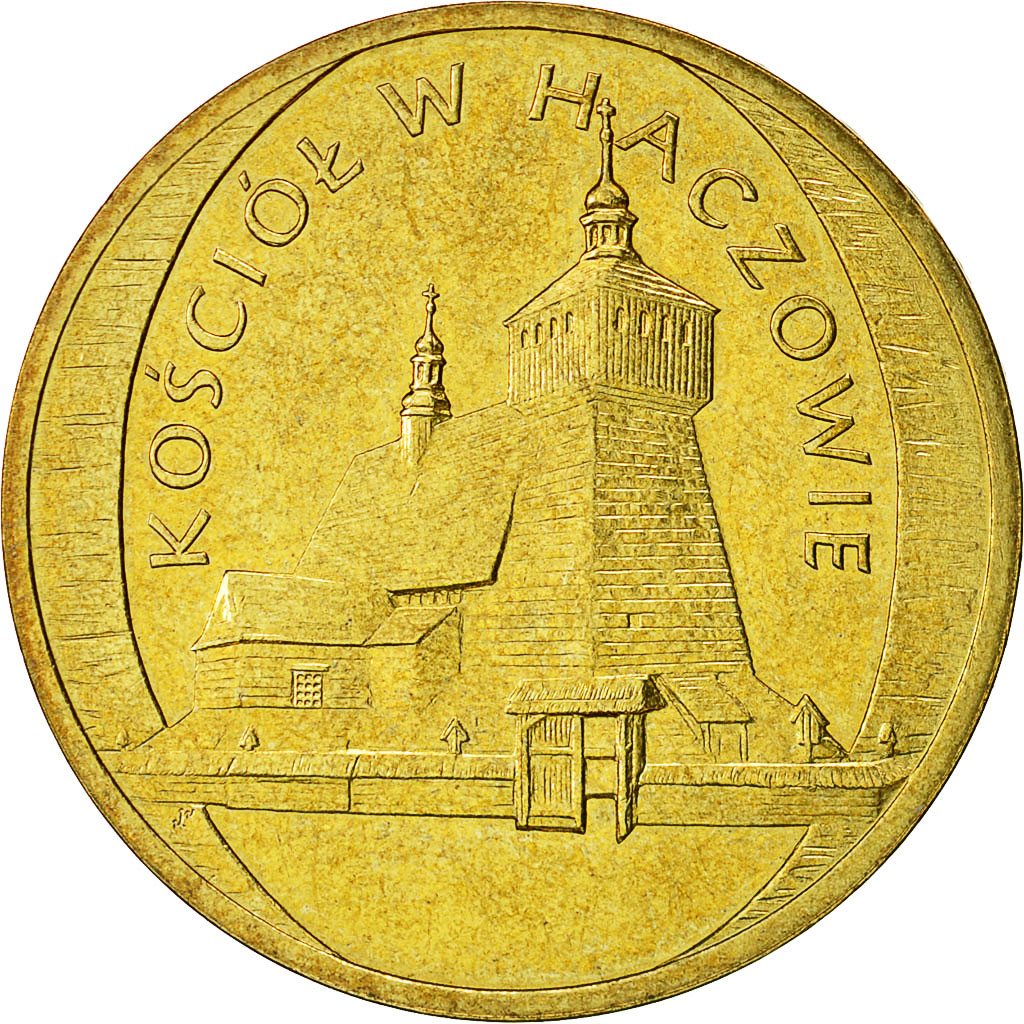 Coin, Poland, 2 Zlote, 2006, Warsaw, MS(63), Brass, KM:547