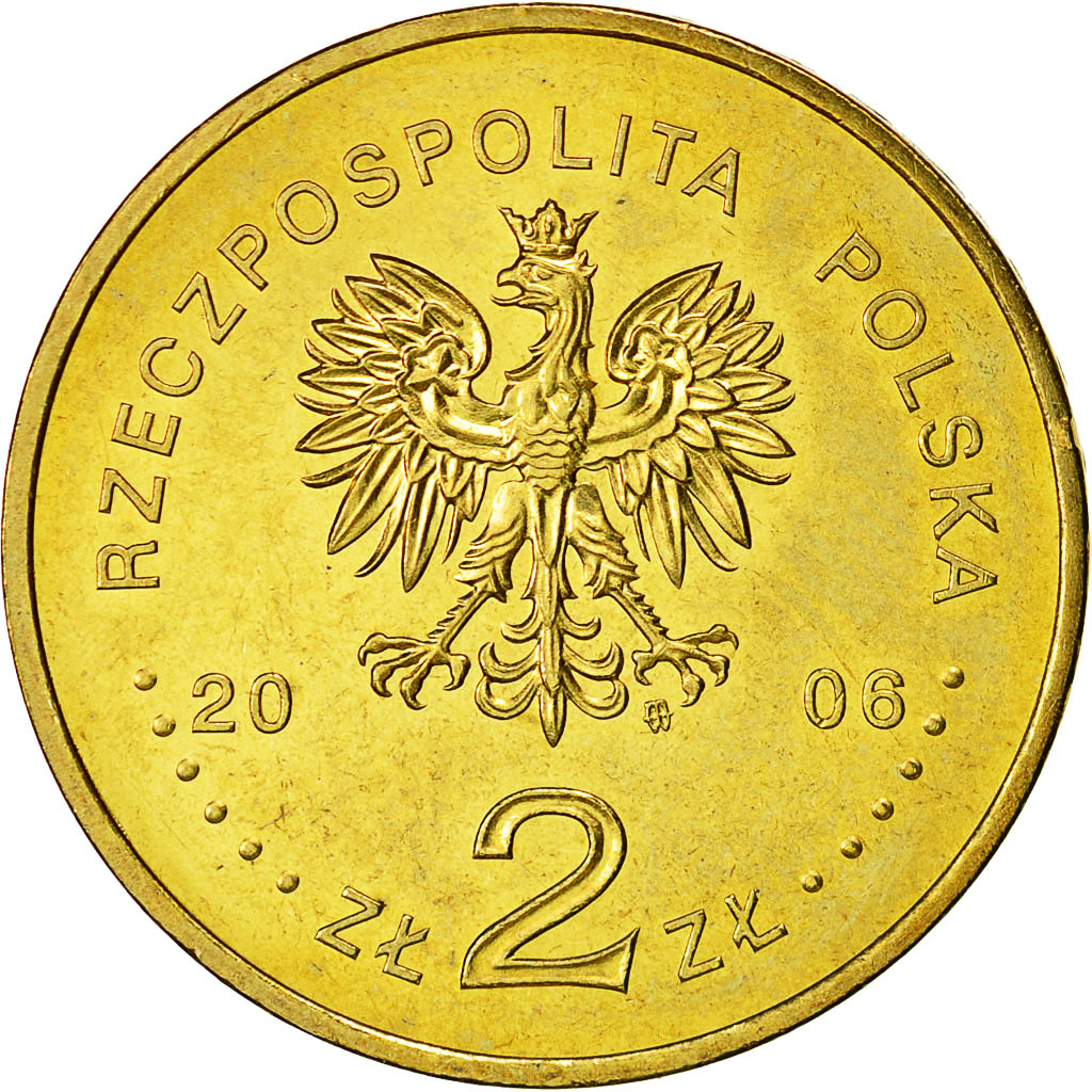 Moneta, Polonia, 2 Zlote, 2006, Warsaw, SPL, Ottone, KM:609