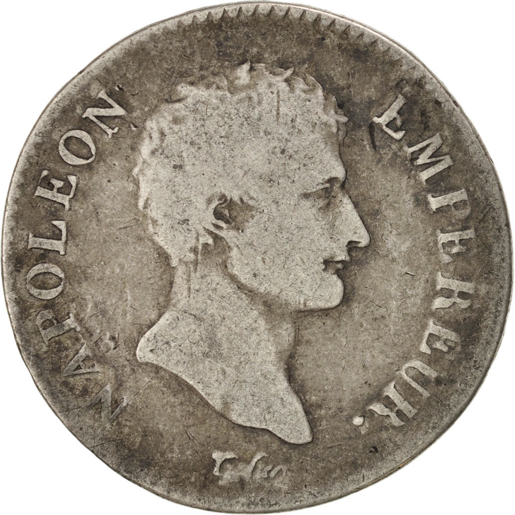 Münze, Frankreich, Napoléon I, 2 Francs, 1804, Paris, S, Silber, KM:658.1