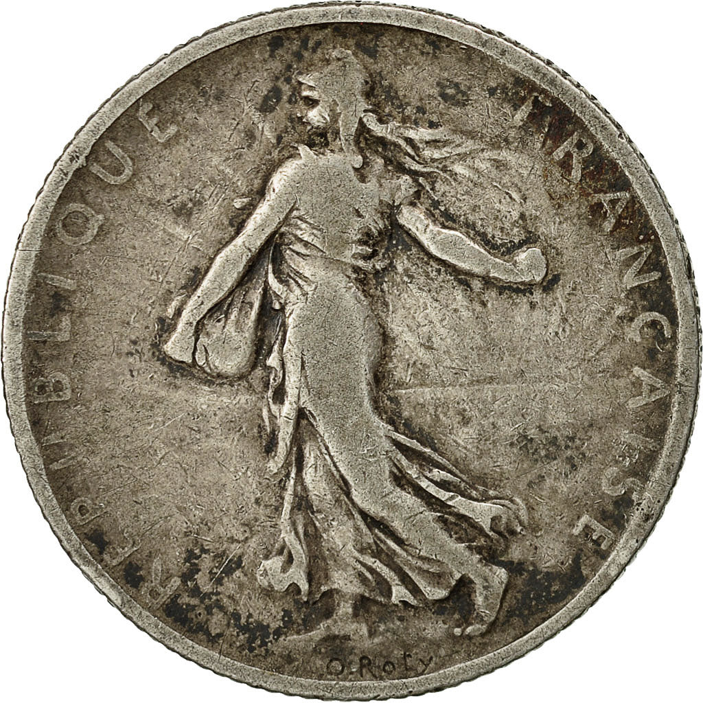 Coin, France, Semeuse, 2 Francs, 1900, Paris, VF(20-25), Silver, KM:845.1