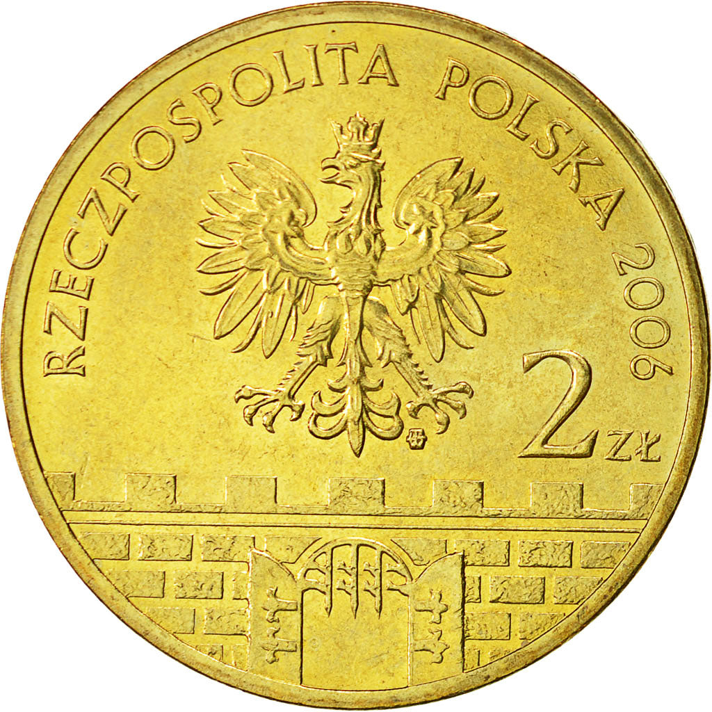 Moneda, Polonia, 2 Zlote, 2006, Warsaw, EBC+, Latón, KM:580