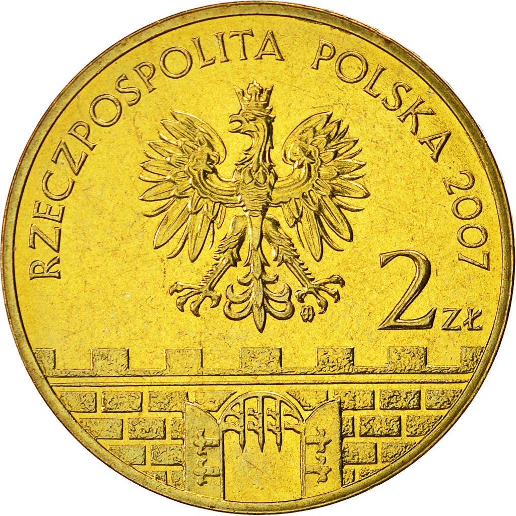 Moneta, Polonia, 2 Zlote, 2007, Warsaw, SPL, Ottone, KM:617