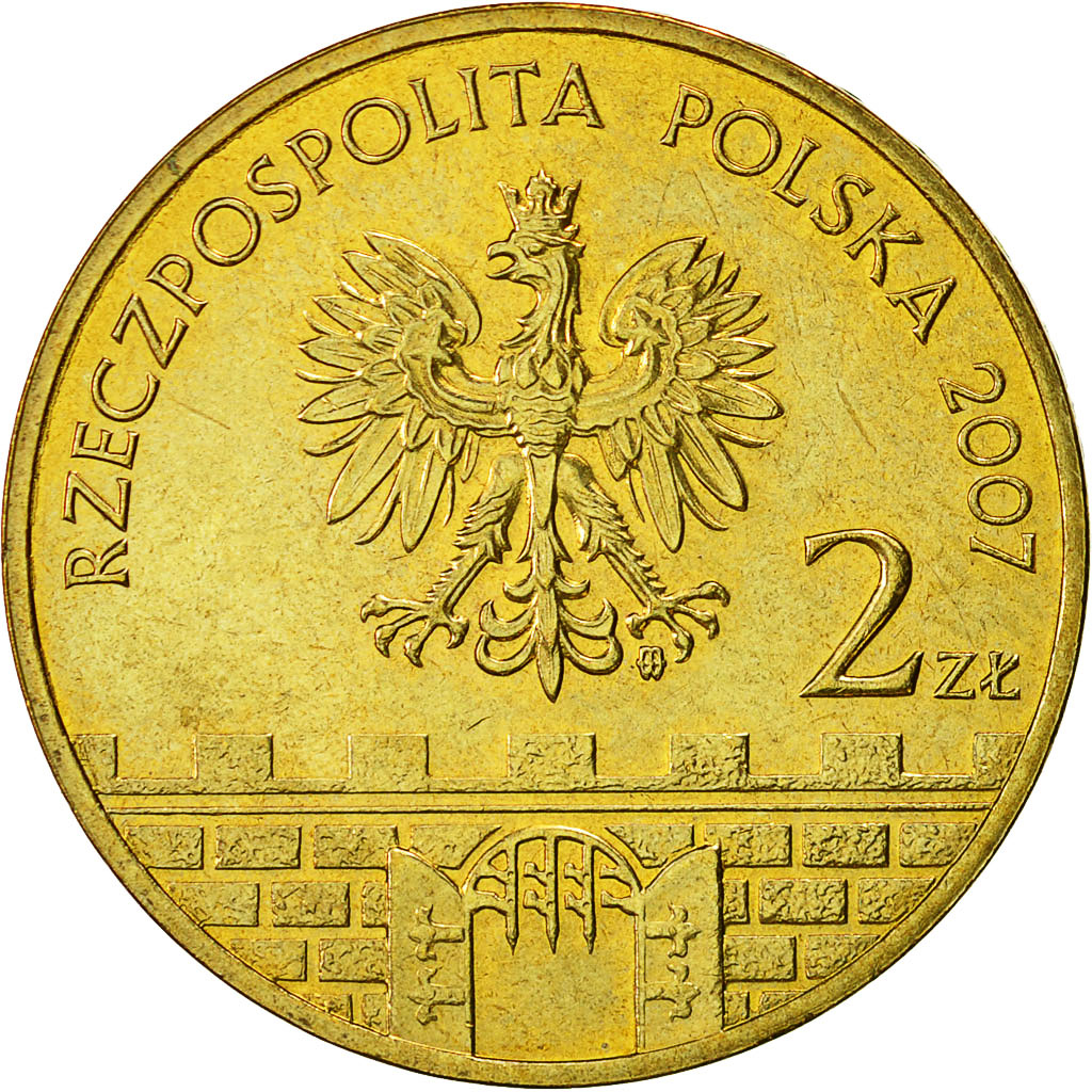 Moneta, Polonia, 2 Zlote, 2007, Warsaw, SPL, Ottone, KM:621