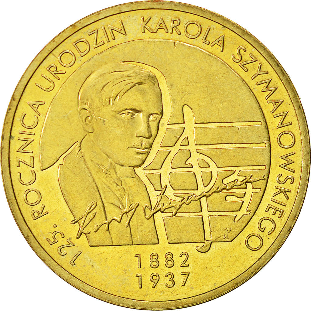 Moneta, Polonia, 2 Zlote, 2007, Warsaw, SPL, Ottone, KM:612