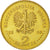 Moneda, Polonia, 2 Zlote, 2008, Warsaw, EBC+, Latón, KM:634