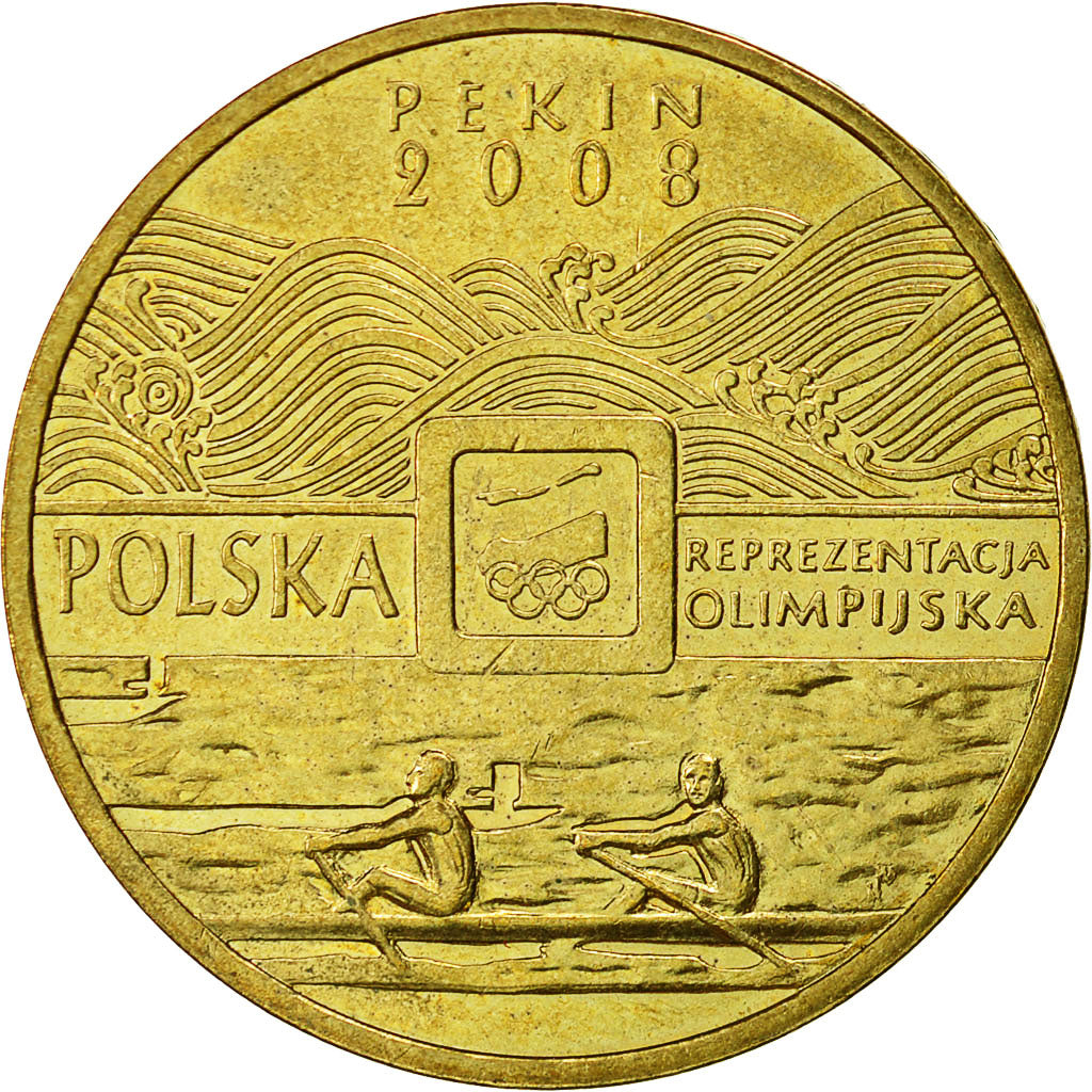 Moneta, Polonia, 2 Zlote, 2008, Warsaw, SPL, Ottone, KM:644
