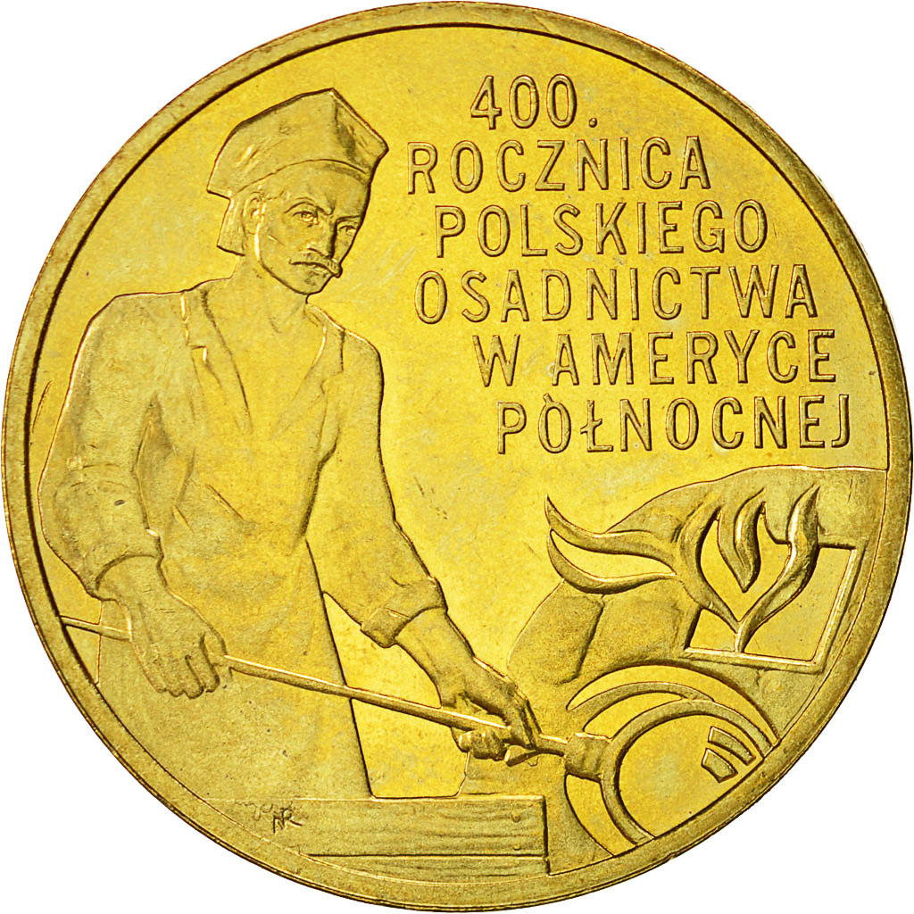 Moneda, Polonia, 2 Zlote, 2008, Warsaw, EBC+, Latón, KM:659