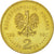 Moneda, Polonia, 2 Zlote, 2010, Warsaw, EBC+, Latón, KM:721