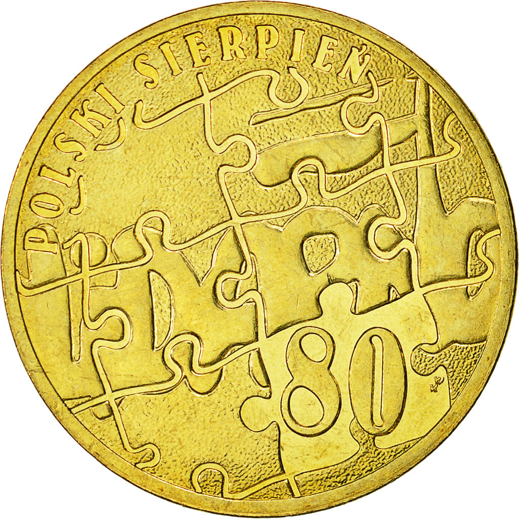 Coin, Poland, 2 Zlote, 2010, Warsaw, MS(60-62), Brass, KM:737