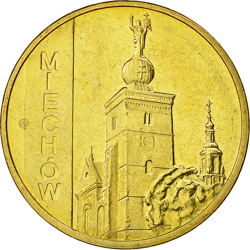 Coin, Poland, 2 Zlote, 2010, Warsaw, MS(60-62), Brass, KM:760