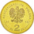 Moneda, Polonia, 2 Zlote, 2010, Warsaw, EBC+, Latón, KM:760