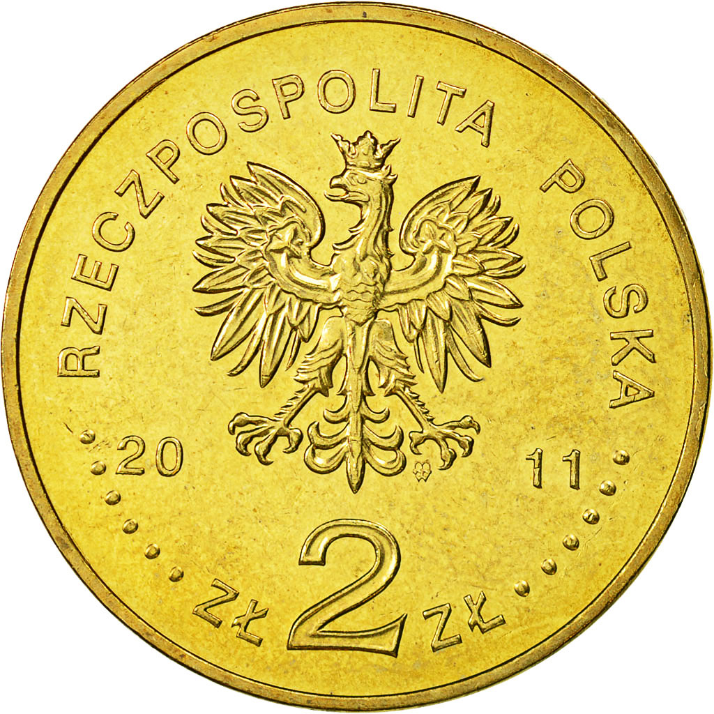 Munten, Polen, 2 Zlote, 2011, Warsaw, PR+, Tin, KM:767