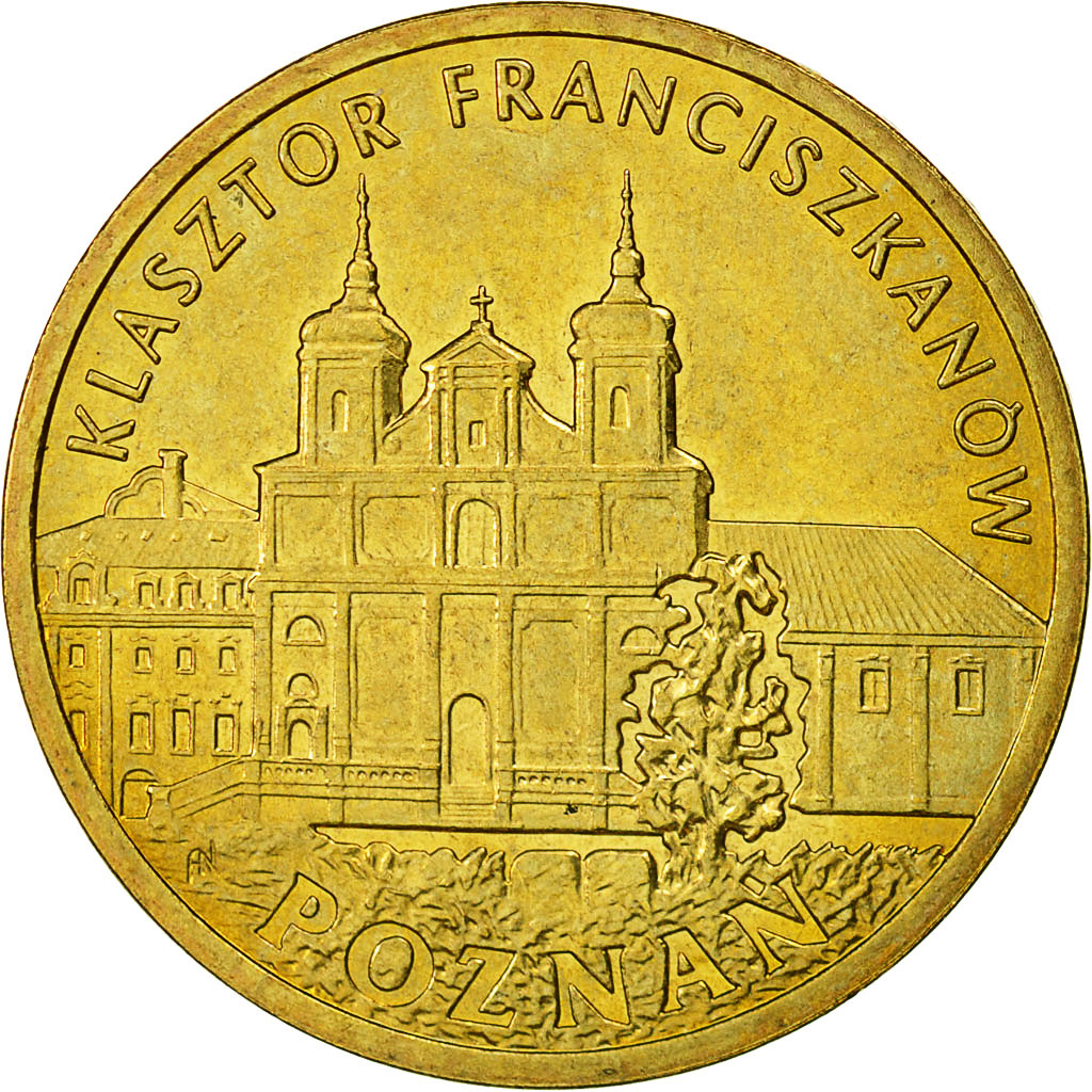 Coin, Poland, 2 Zlote, 2011, Warsaw, MS(60-62), Brass, KM:794