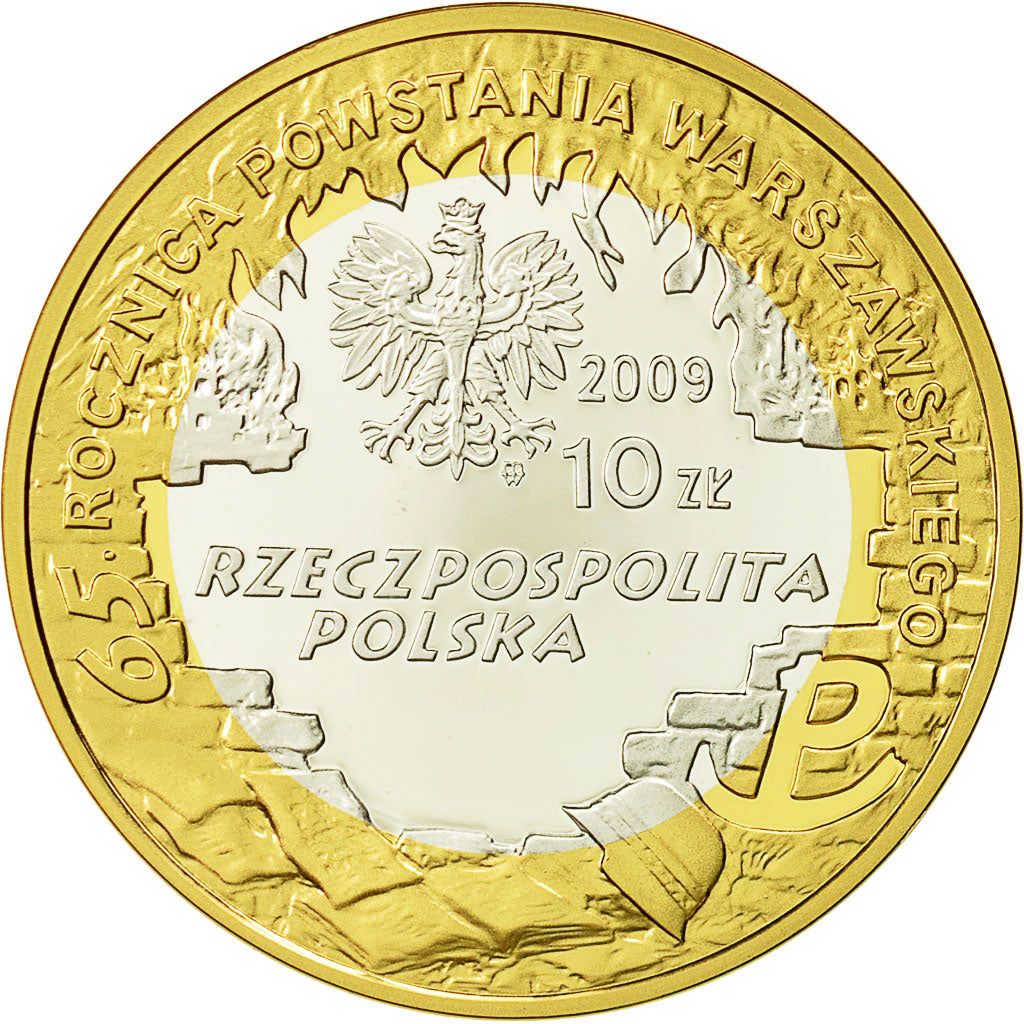 Moneta, Polonia, 10 Zlotych, 2009, Warsaw, FDC, Argento, KM:689