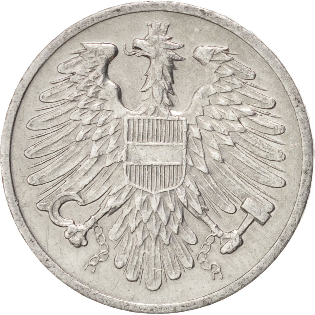 Moneta, Austria, 2 Groschen, 1954, SPL, Alluminio, KM:2876