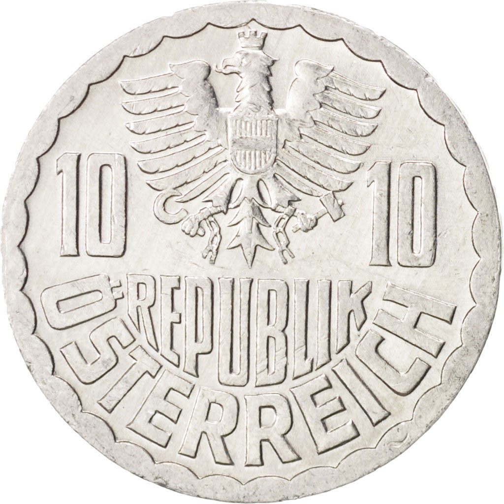 Moneta, Austria, 10 Groschen, 1983, SPL, Alluminio, KM:2878