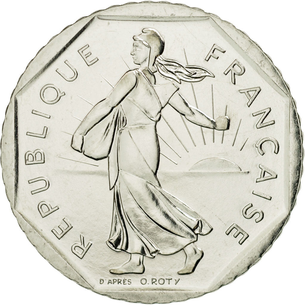 Coin, France, Semeuse, 2 Francs, 1997, Paris, MS(65-70), Nickel, KM:942.1