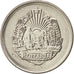 Moneta, Romania, 5 Bani, 1966, BB+, Acciaio ricoperto in nichel, KM:92