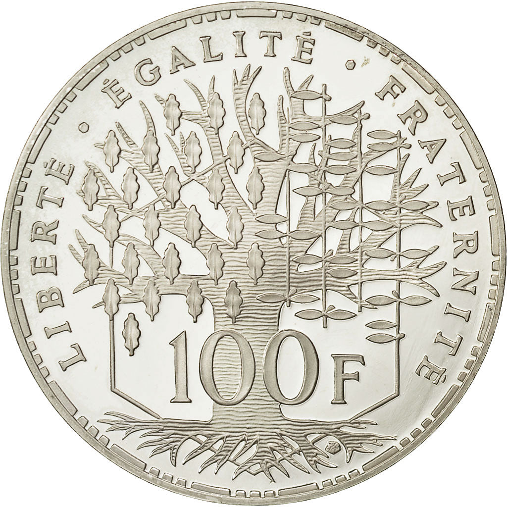France, 100 Francs, Panthéon, 1994, Paris, BE, Argent, FDC, Gadoury:898a