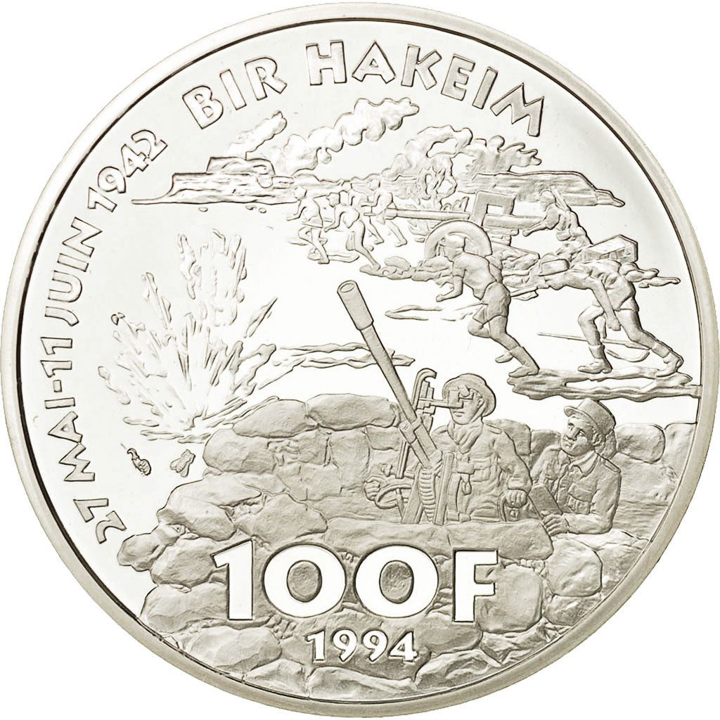 Coin, France, 100 Francs, 1994, MS(65-70), Silver, KM:1040, Gadoury:C75