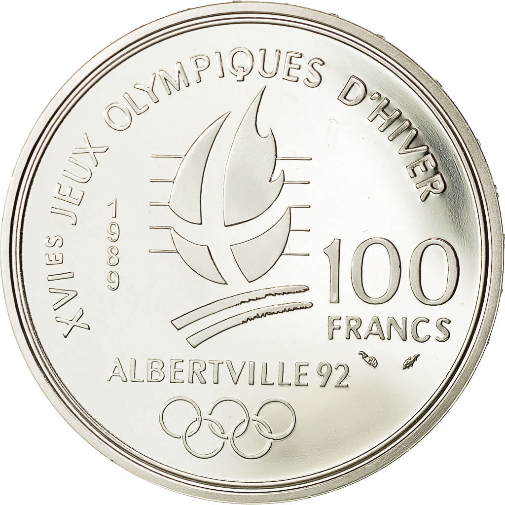 Moneta, Francia, 100 Francs, 1989, FDC, Argento, KM:972, Gadoury:C3