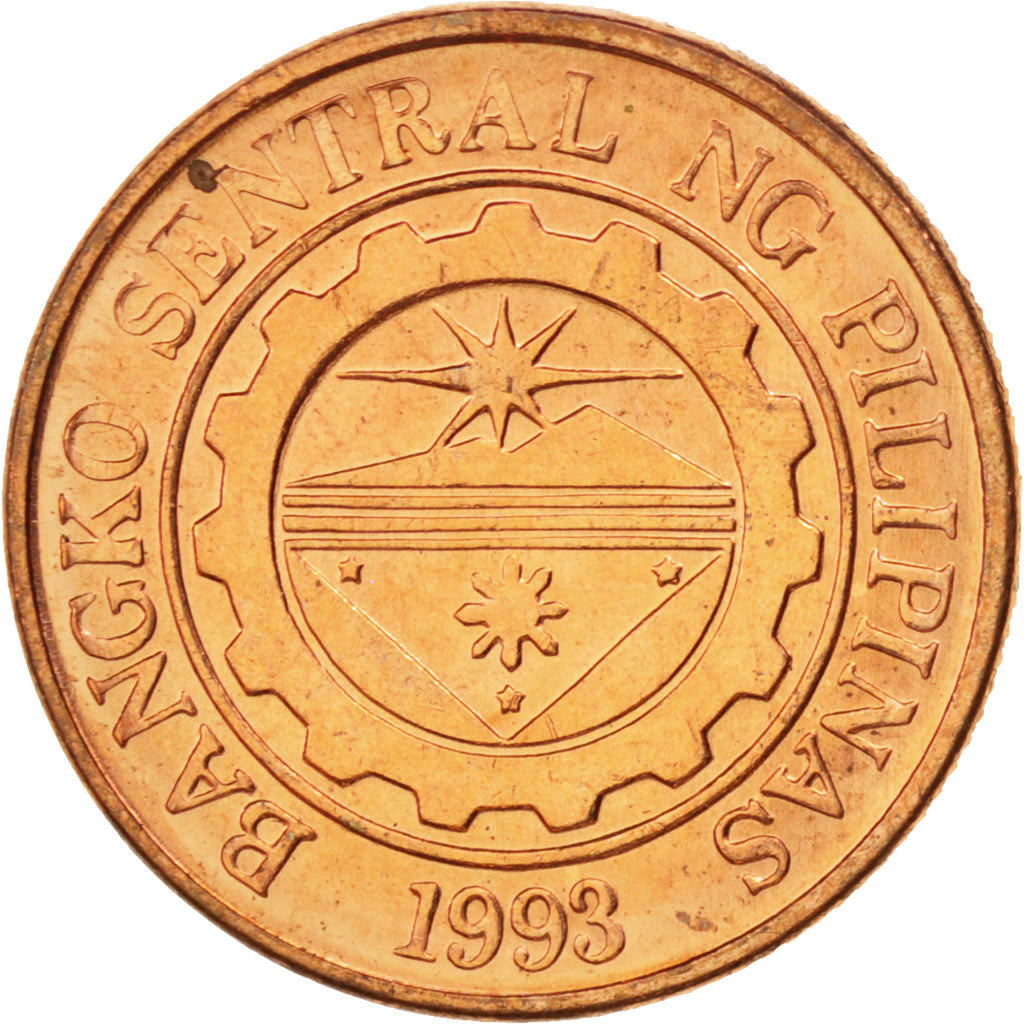 Münze, Philippinen, 10 Sentimos, 2005, UNZ, Copper Plated Steel, KM:270.1
