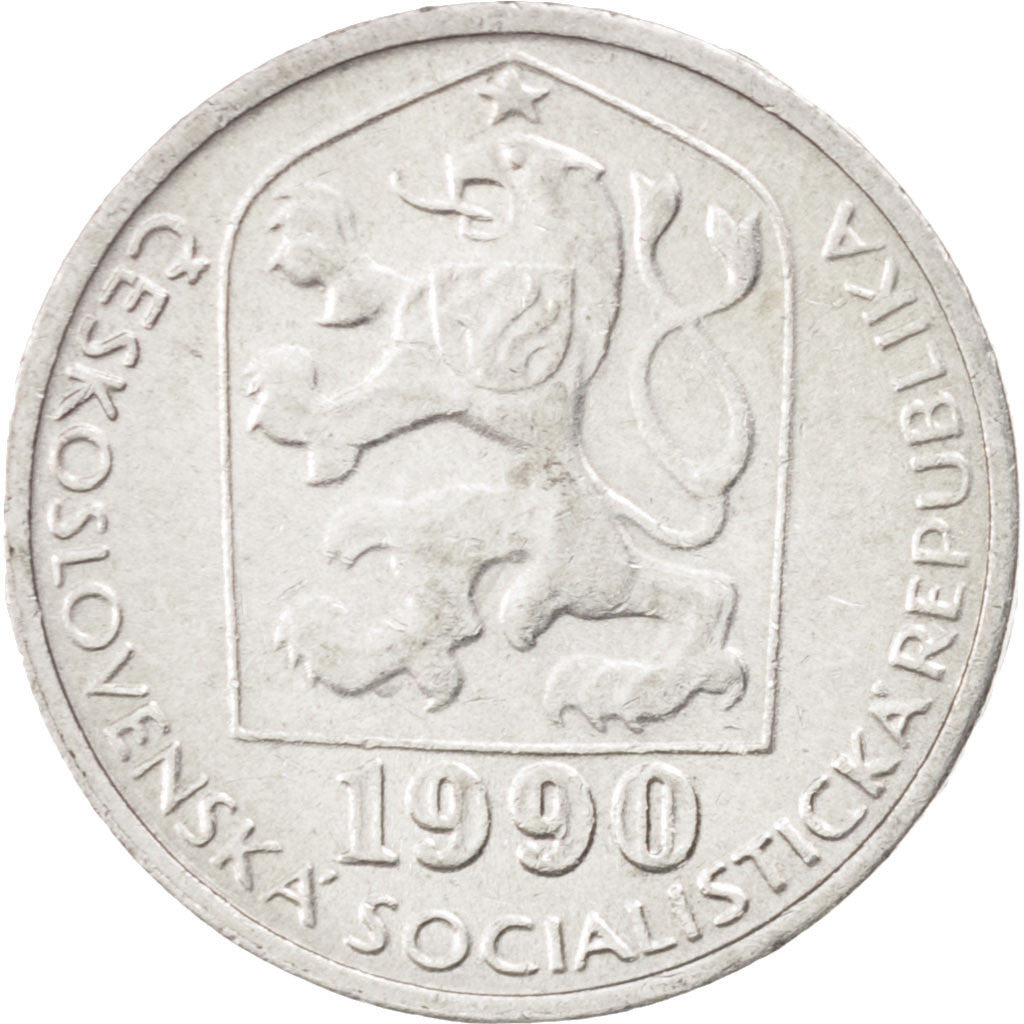 Moneta, Cecoslovacchia, 10 Haleru, 1990, SPL, Alluminio, KM:80