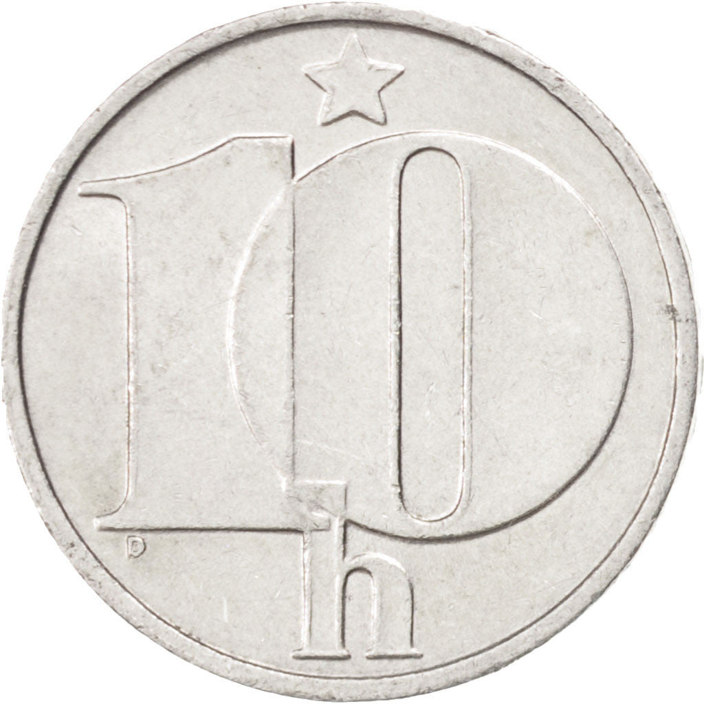 Moneta, Cecoslovacchia, 10 Haleru, 1990, SPL, Alluminio, KM:80