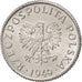 Moneda, Polonia, Grosz, 1949, SC, Aluminio, KM:39