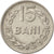 Moneta, Rumunia, 15 Bani, 1966, AU(50-53), Nikiel powlekany stalą, KM:93