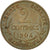 Münze, Frankreich, Dupuis, 2 Centimes, 1904, Paris, VZ, Bronze, KM:841