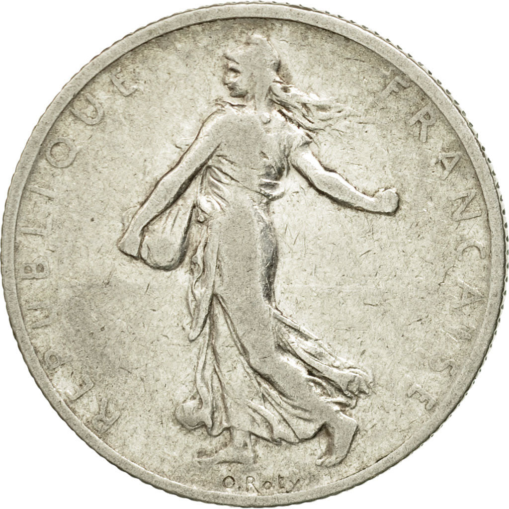 Coin, France, Semeuse, 2 Francs, 1901, Paris, VF(30-35), Silver, KM:845.1