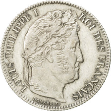 Francja, Louis-Philippe I, Franc, 1834, Lille, Srebro, AU(55-58), Gadoury:453