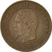 Coin, France, Napoleon III, 2 Centimes, 1853, Lille, AU(55-58), KM 776.7
