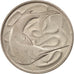 Coin, Singapore, 20 Cents, 1968, AU(55-58), Copper-nickel, KM:4