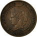 Monnaie, France, Cérès, 2 Centimes, 1892,Paris,TTB,Bronze,Gadoury:105,KM 827.1
