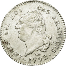 France, Louis XVI, 30 sols françois, 1792 / AN 4, Paris, Argent, TTB+