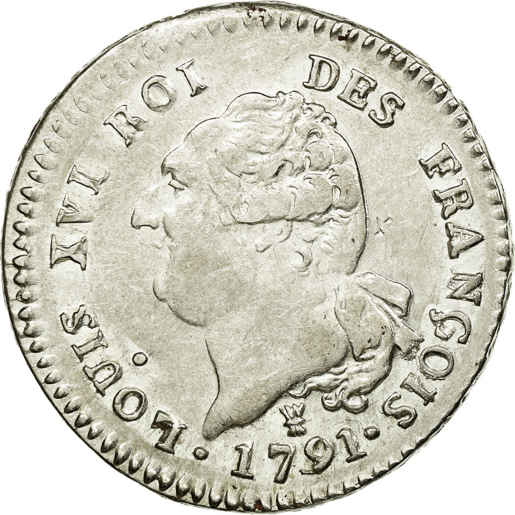 Francia, Louis XVI, 30 sols françois, 1791 / AN 3, Limoges, 2nd semestre