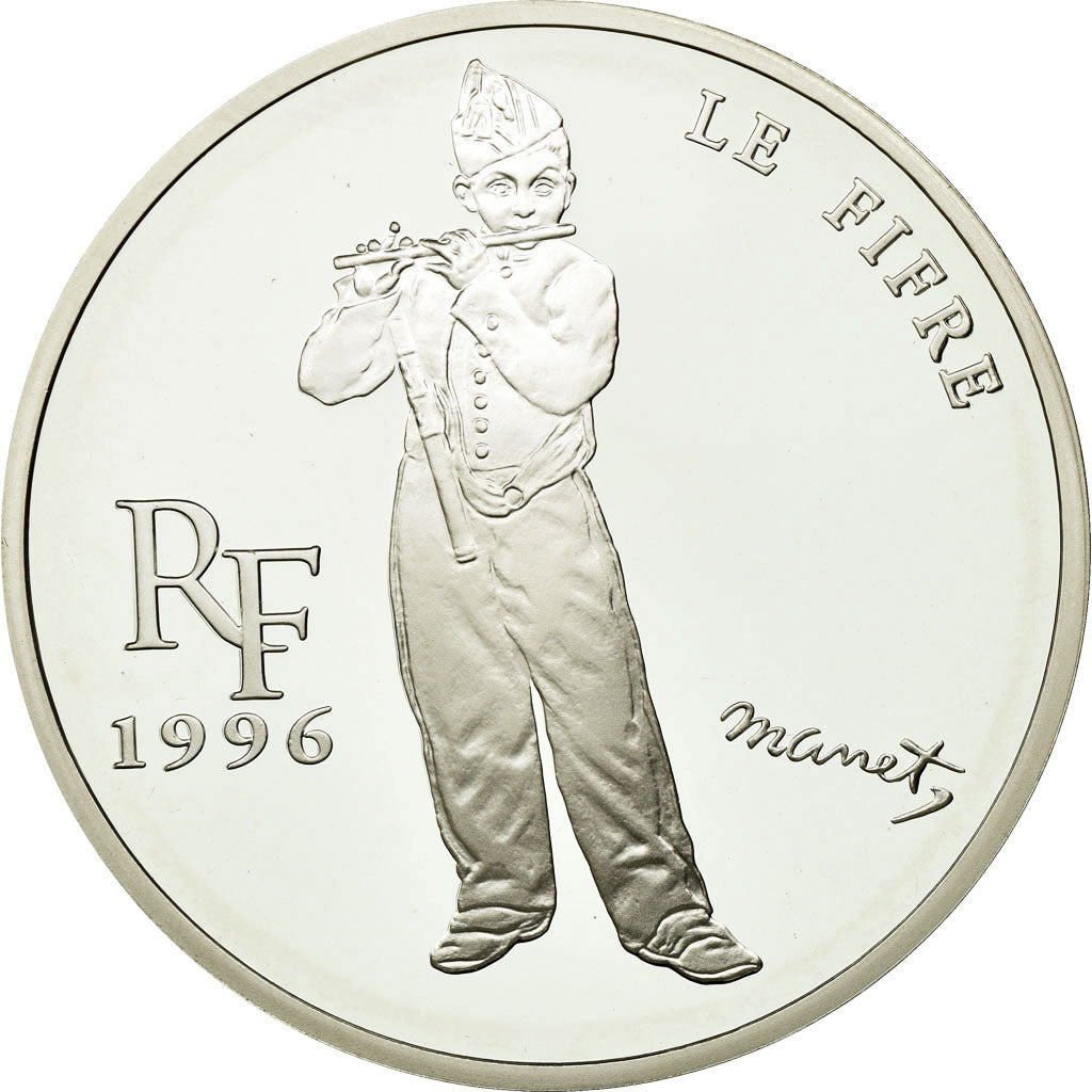 Moneta, Francja, 10 Francs-1.5 Euro, 1996, MS(65-70), Srebro, KM:1122