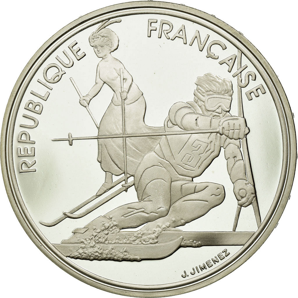 Coin, France, 100 Francs, 1990, MS(65-70), Silver, KM:984, Gadoury:C13