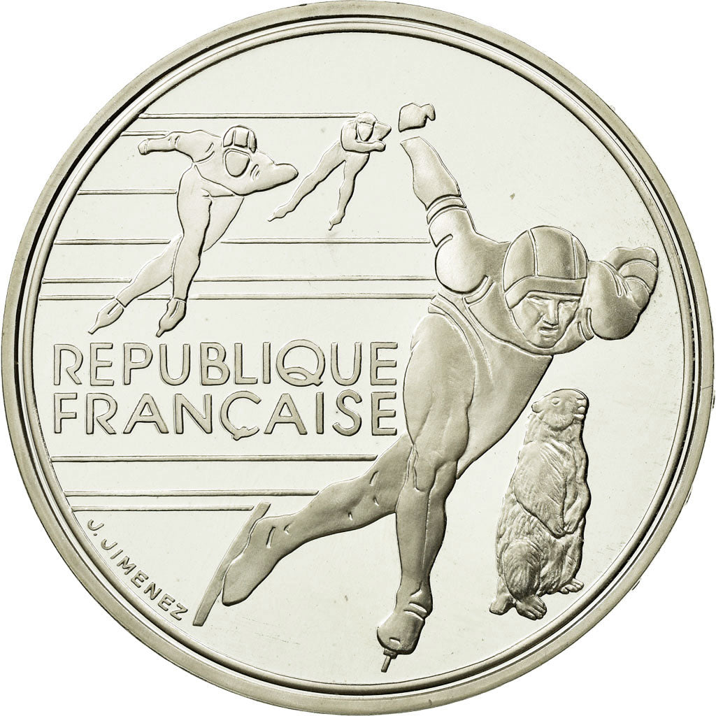 Coin, France, 100 Francs, 1990, MS(65-70), Silver, KM:980, Gadoury:C7