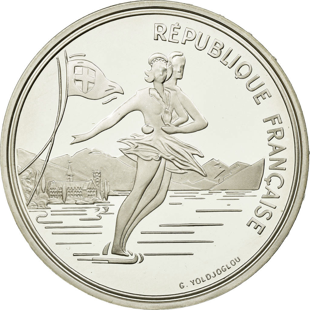 Münze, Frankreich, 100 Francs, 1989, STGL, Silber, KM:972, Gadoury:C3