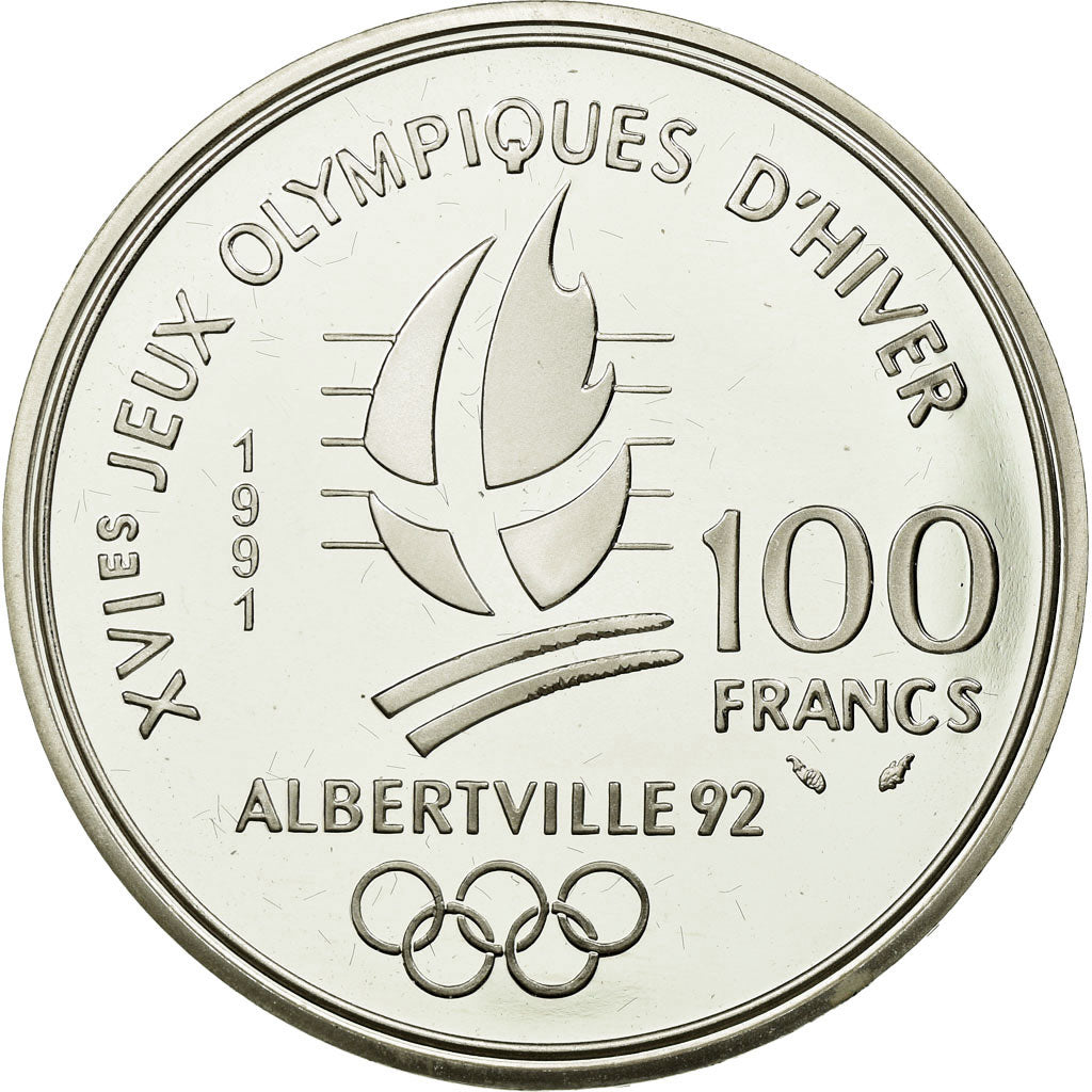 Monnaie, France, 100 Francs, 1991, FDC, Argent, Gadoury:C16, KM:993