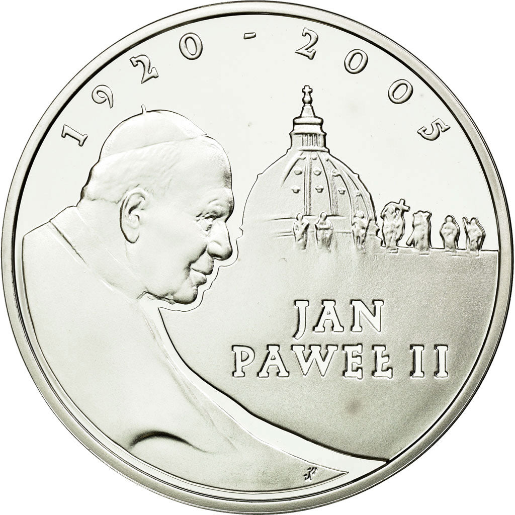 Moneta, Polonia, 10 Zlotych, 2005, Warsaw, SPL, Argento, KM:539