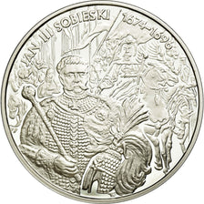 Coin, Poland, 10 Zlotych, 2001, Warsaw, MS(63), Silver, KM:425