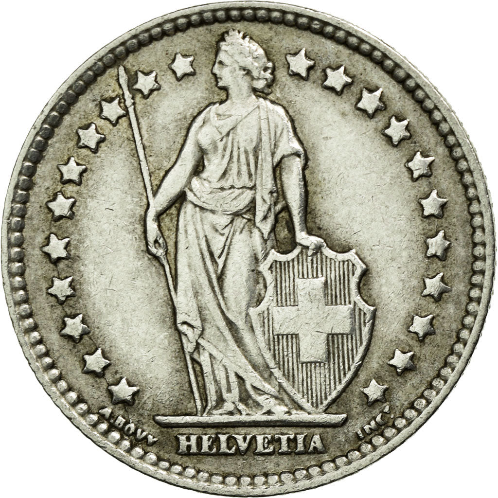 Coin, Switzerland, Franc, 1940, Bern, EF(40-45), Silver, KM:24